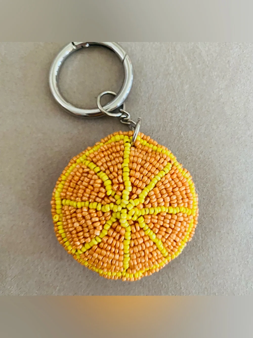Handmade Beaded Bag Charm & Keychain Set -5 total